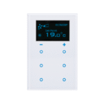 کلید 6 پل ترموستاتیک KNX برند ماکل سفید چهارگوش