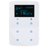 کلید 6 پل ترموستاتیک KNX برند ماکل سفید لبه گرد