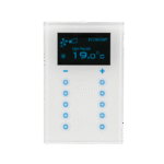 کلید 10 پل ترموستاتیک KNX برند ماکل سفید چهارگوش