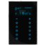 کلید 10 پل ترموستاتیک KNX برند ماکل مشکی چهارگوش