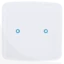 کلید لمسی 2 پل KNX ماکل سفید لبه گرد