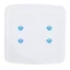 کلید لمسی 4 پل KNX ماکل سفید لبه گرد