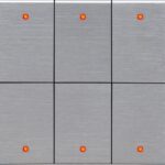 کلید لمسی هوشمند 6پل KNX برند Makel