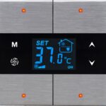 کلید لمسی هوشمند ترموستاتیک 4پلMAKEL-KNX