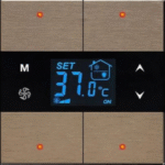 کلید لمسی هوشمند ترموستاتیک 4پلMAKEL-KNX