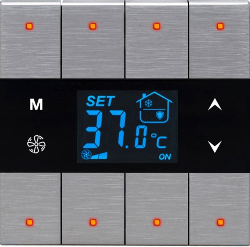 کلید لمسی هوشمند ترموستاتیک 8پلMAKEL-KNX