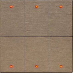 کلید لمسی هوشمند 6پل KNX برند Makel