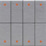 کلید هوشمند 8پل لمسی KNX برند Makel