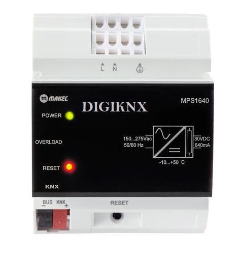 منبع تغذیه KNX 640mA برند MAKEL